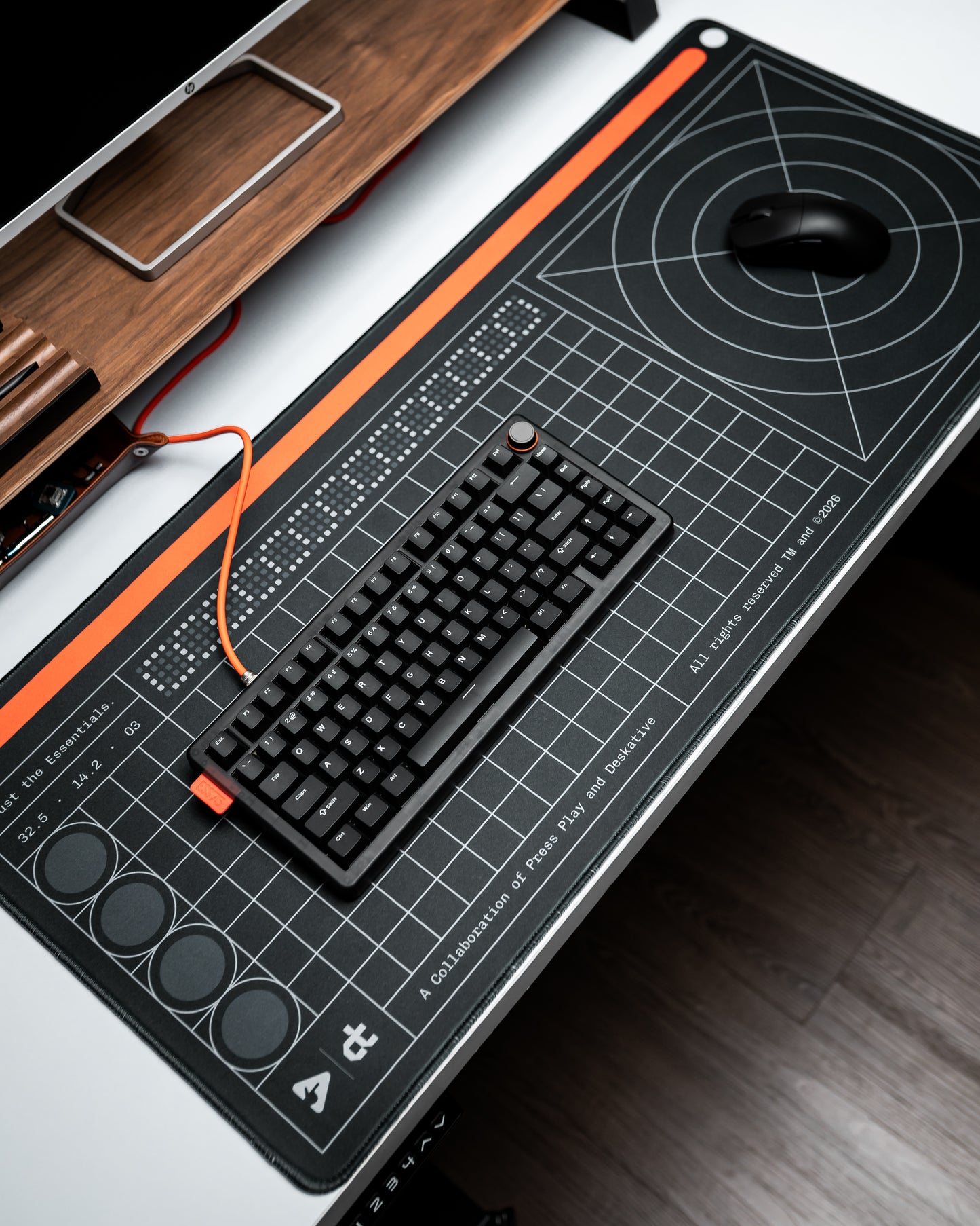 ESSENTIAL - Press Play x Deskative Gaming Mousepad Deskmat
