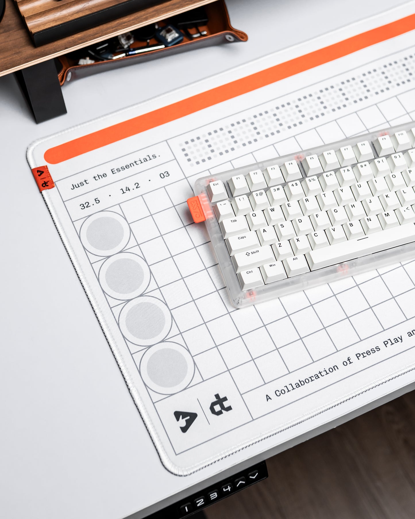 ESSENTIAL - Press Play x Deskative Gaming Mousepad Deskmat