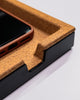 NOOK CORK DESK TRAY Standalone Wooden Tray Organizer