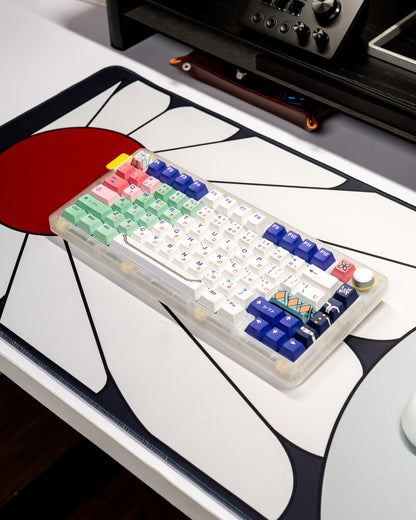 [PRESS PLAY x DEMON SLAYER] HANAFUDA 40x90 Gaming Deskmat Mousepad