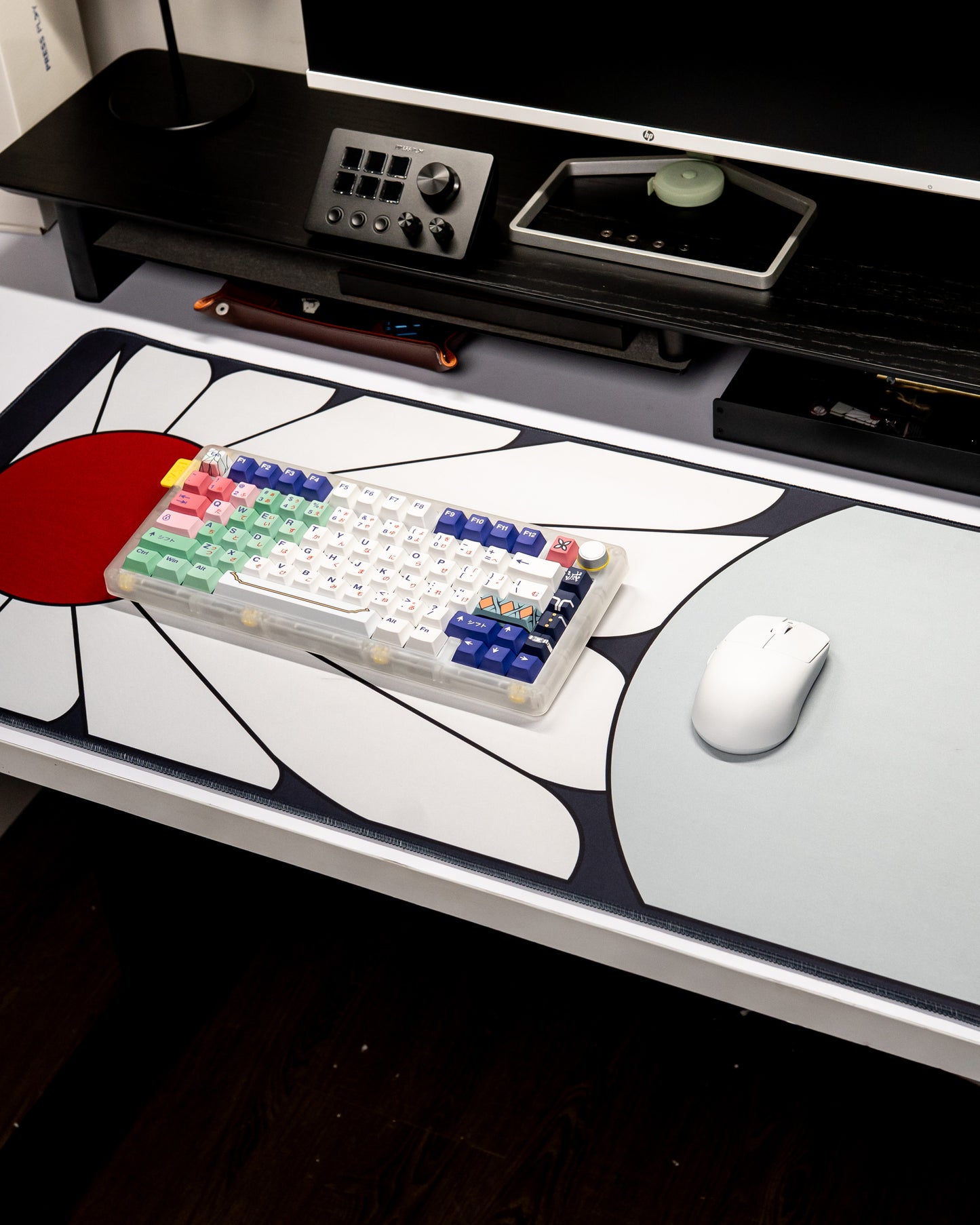 [PRESS PLAY x DEMON SLAYER] HANAFUDA 40x90 Gaming Deskmat Mousepad