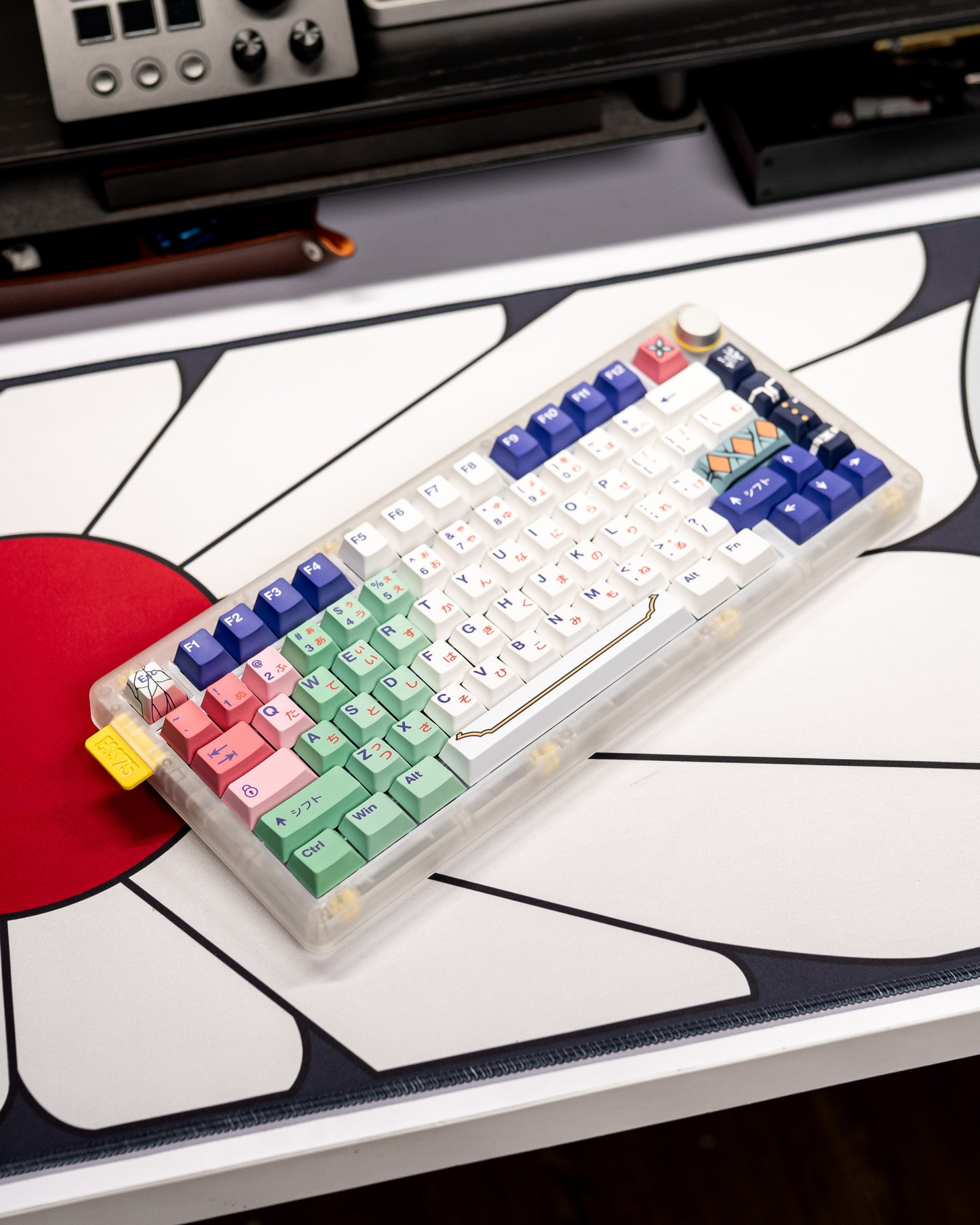 [PRESS PLAY x DEMON SLAYER] HANAFUDA 40x90 Gaming Deskmat Mousepad