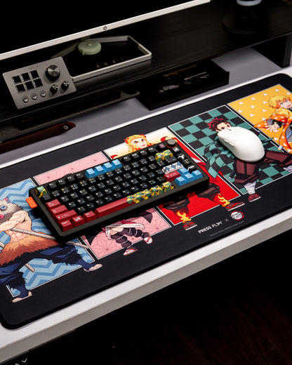 [PRESS PLAY x DEMON SLAYER] ENSEMBLE 40x90 Gaming Deskmat Mousepad