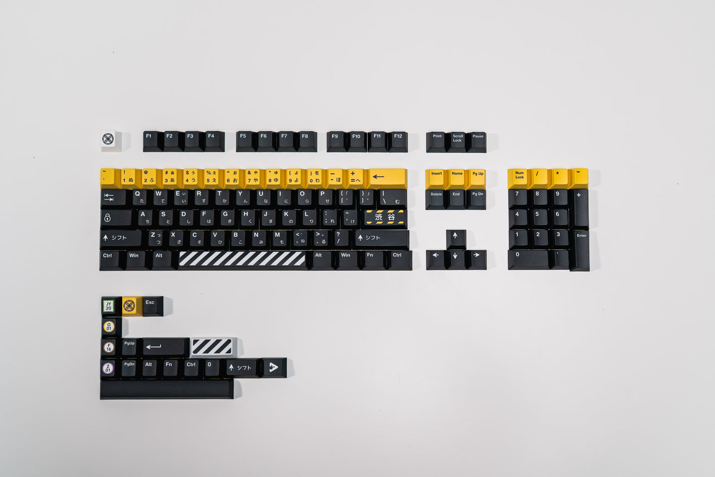 PPBT SHIBUYA ALT PBT Dye Sub Keycap Set Japanese Root