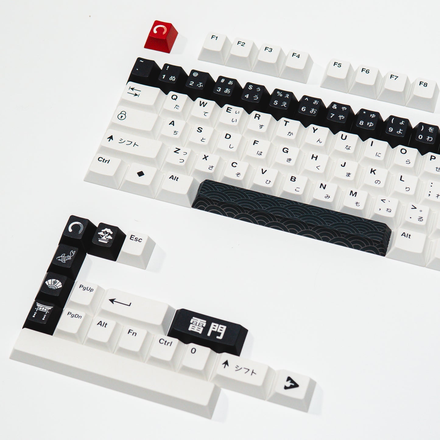 PPBT SHIRAKAWA ALT PBT Dye Sub Keycap Set Japanese Root