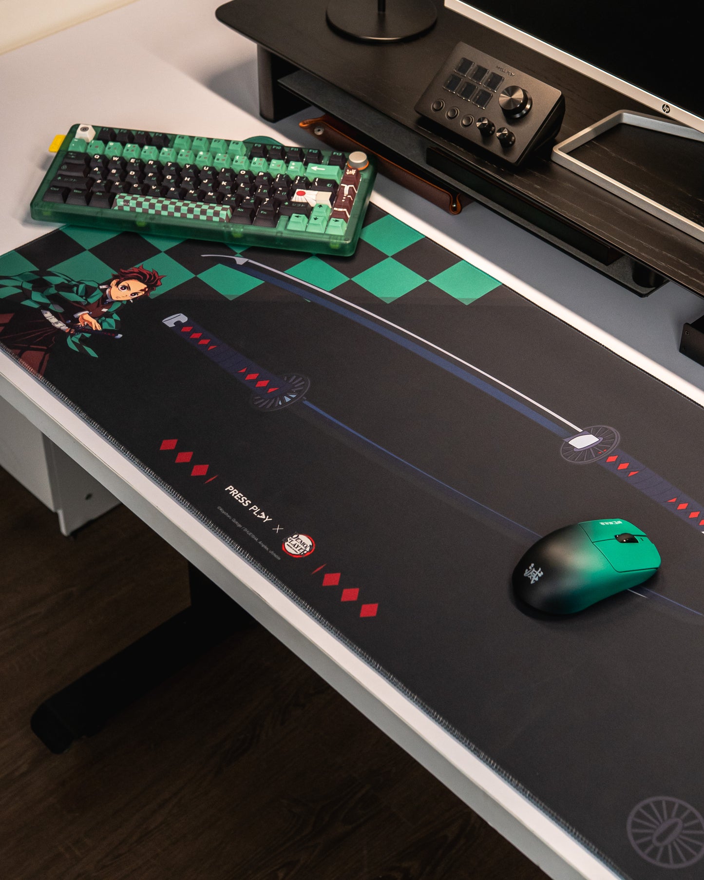[PRESS PLAY x DEMON SLAYER] NICHIRIN 40x90 Gaming Deskmat Mousepad