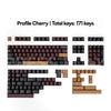 SCARLET PBT Doubleshot Keycaps Keycap Set