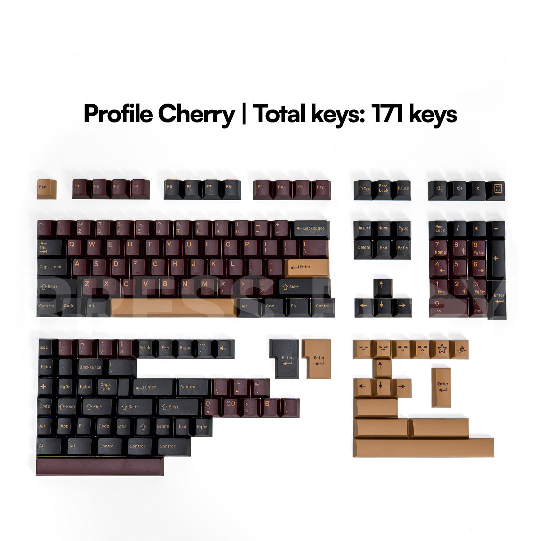 SCARLET PBT Doubleshot Keycaps Keycap Set