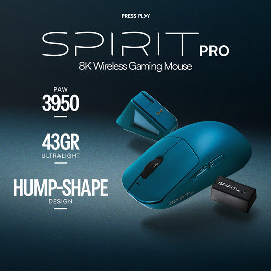 SPIRIT Pro 8K Ultralight Wireless Gaming Mouse