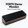 FORTE Stereo Wooden Desktop Soundbar Speaker