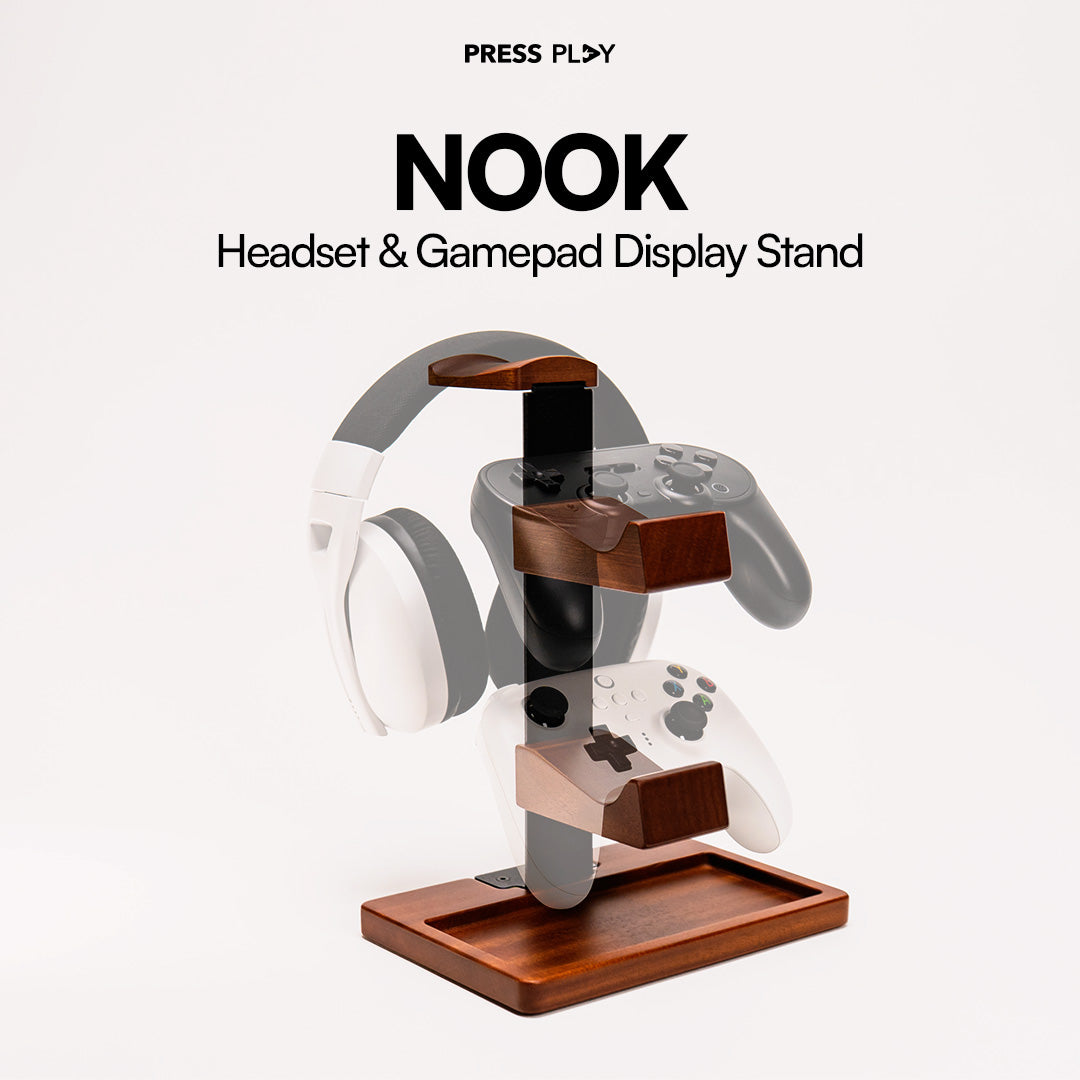 NOOK Headset & Gamepad Display Stand by Press Play