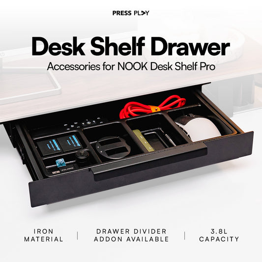 Desk Shelf Drawer for NOOK Desk Shelf Pro