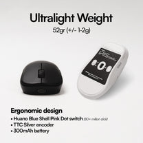 IRIS Ultralight Ergonomic Wireless Gaming Mouse – pressplayid