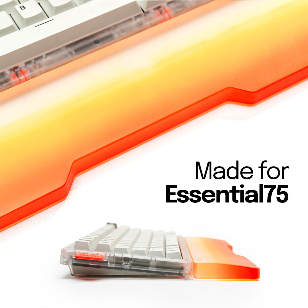 Essential Acrylic Wrist Rest/Palm Rest 75% TKL