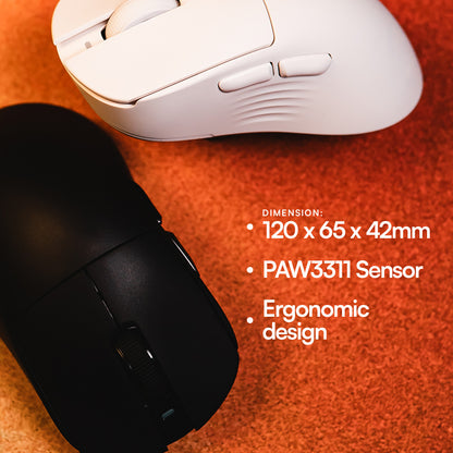 ATLAS Lite Ergonomic Ultralight Wireless Ergo Gaming Mouse