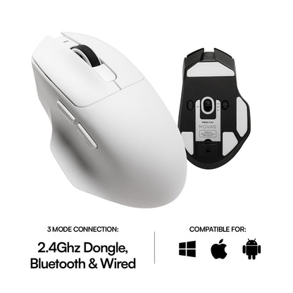 NOVA Ergo V2 3311 Ergonomic Wireless Gaming Mouse