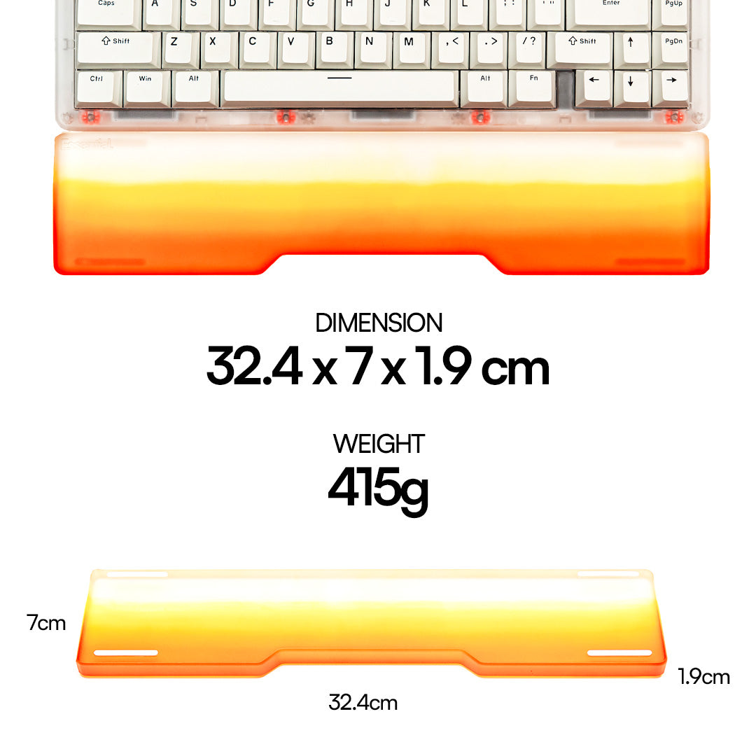 Essential Acrylic Wrist Rest/Palm Rest 75% TKL