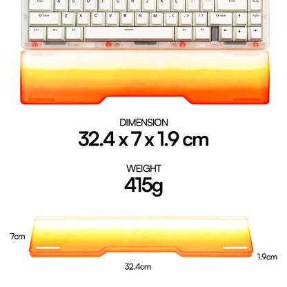 Essential Acrylic Wrist Rest/Palm Rest 75% TKL