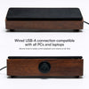 FORTE Stereo Wooden Desktop Soundbar Speaker