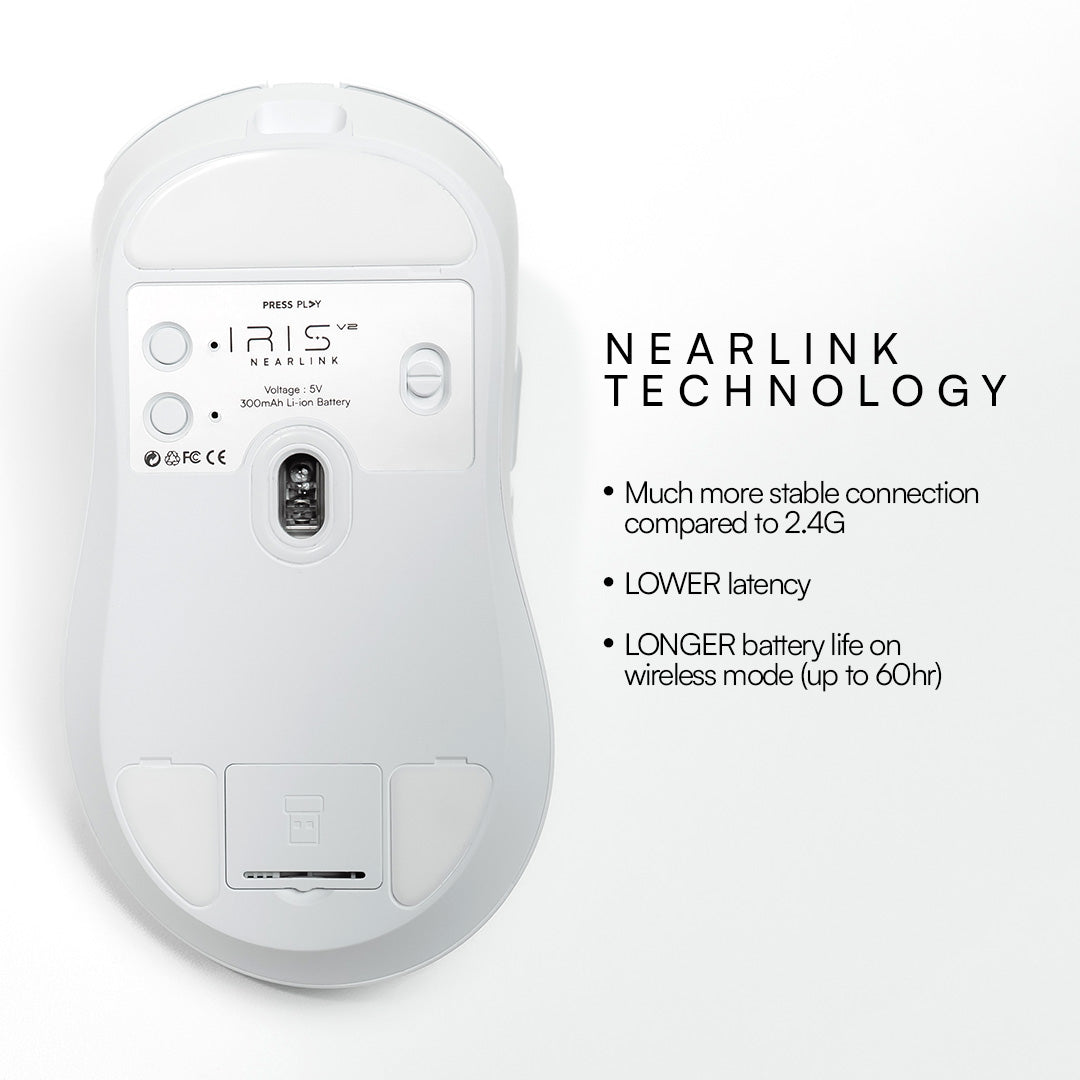 IRIS V2 Nearlink PAW3395 Wireless Gaming Mouse