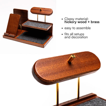 NOOK Nightstand Organizer Gadget Smartphone Wristwatch Tray