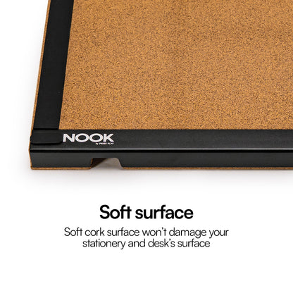 NOOK CORK DESK TRAY Standalone Wooden Tray Organizer