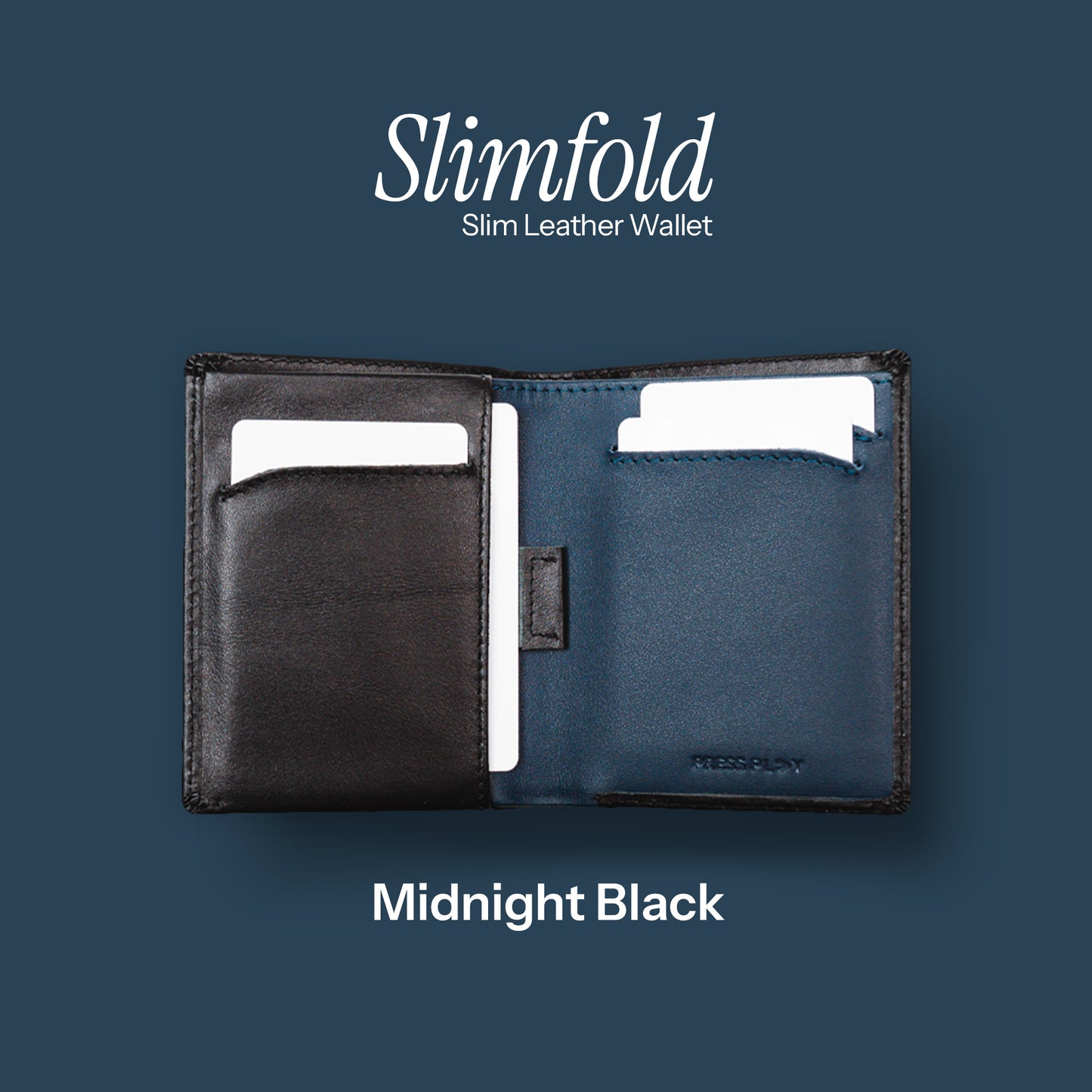 SLIMFOLD Slim Genuine Leather Wallet by Press Play Dompet Kulit