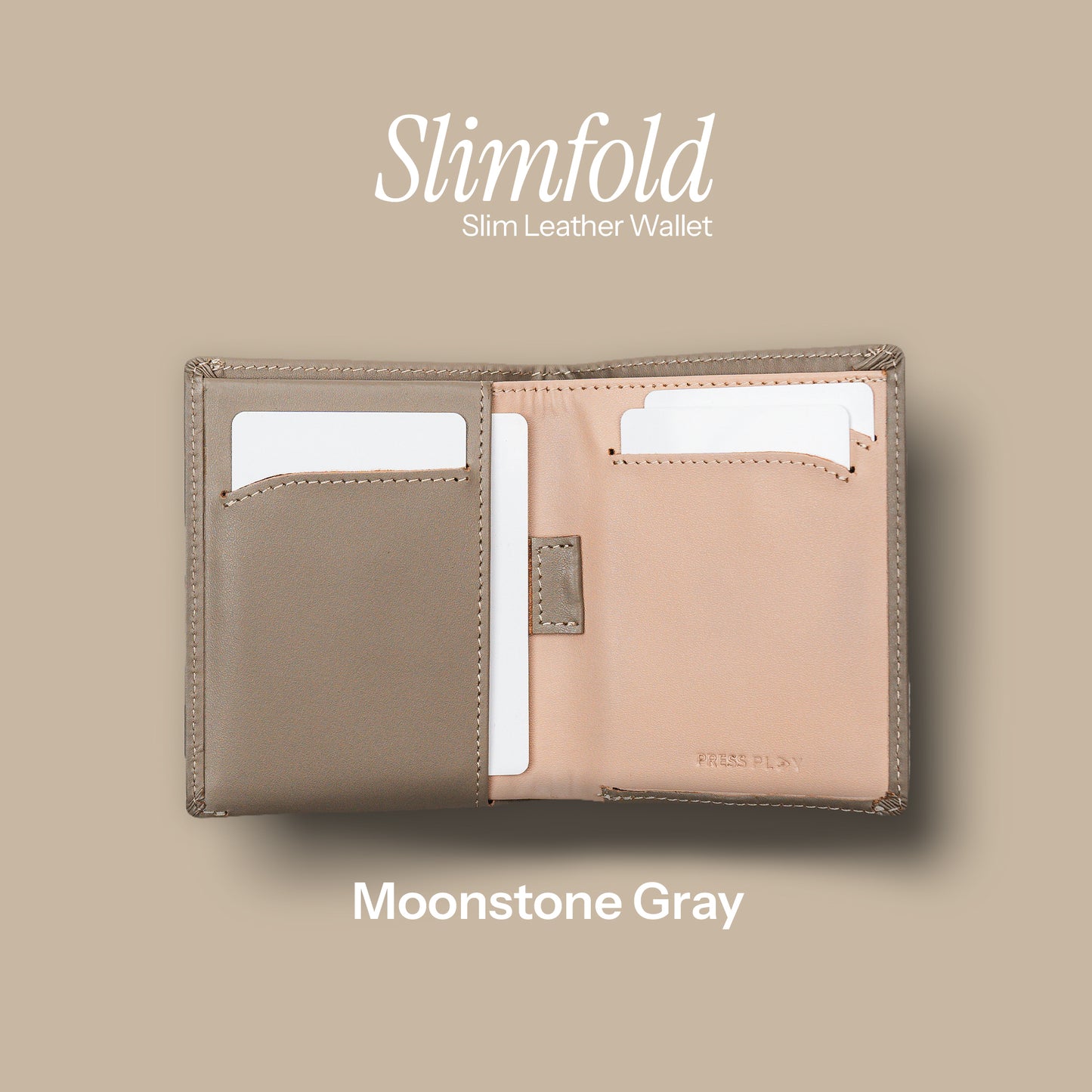 SLIMFOLD Slim Genuine Leather Wallet by Press Play Dompet Kulit