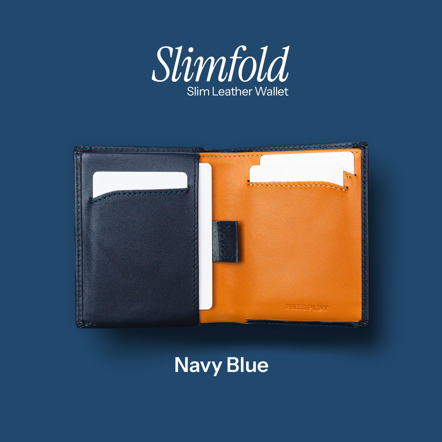 SLIMFOLD Slim Genuine Leather Wallet by Press Play Dompet Kulit