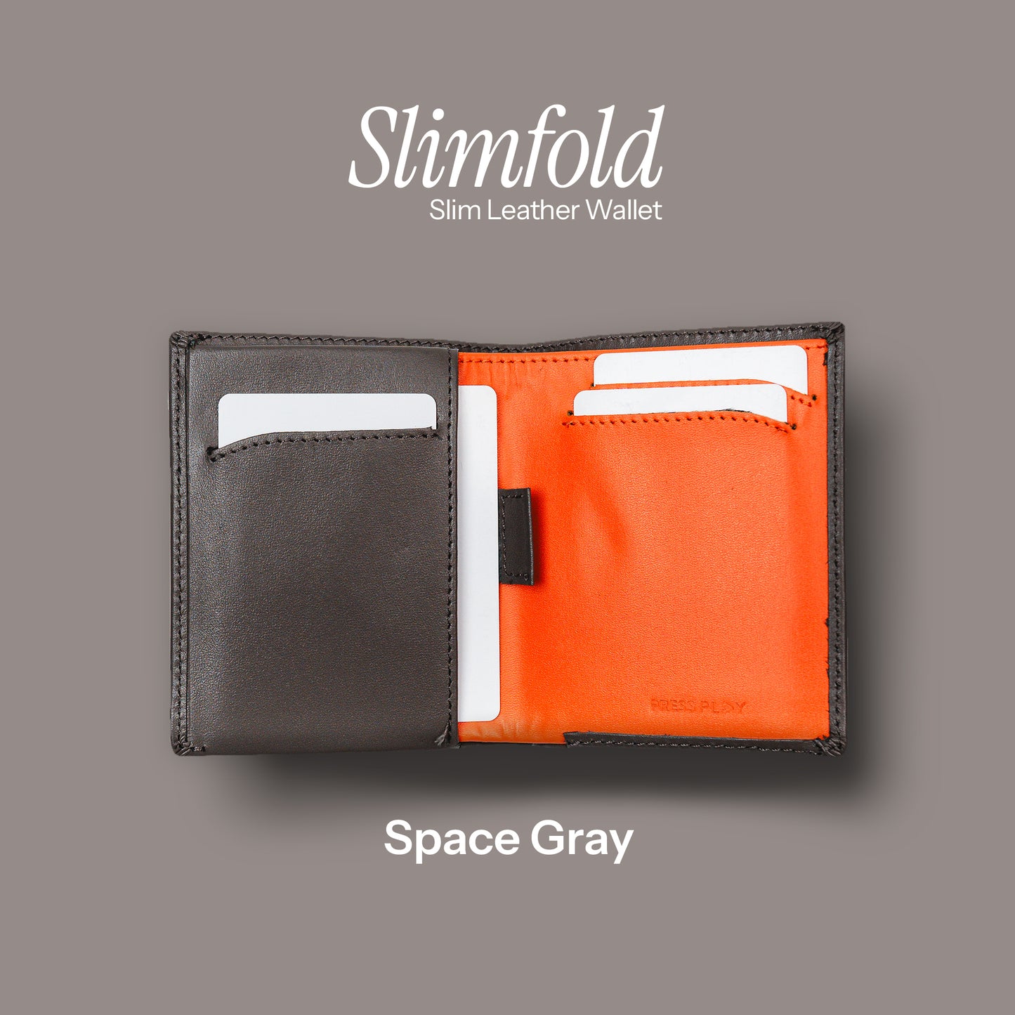 SLIMFOLD Slim Genuine Leather Wallet by Press Play Dompet Kulit