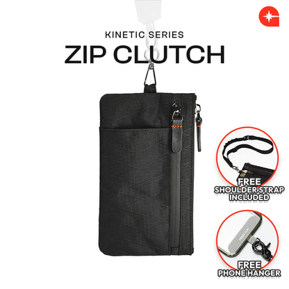 KINETIC Zip Clutch Wallet Pouch Tas Dompet Tangan by Press Play