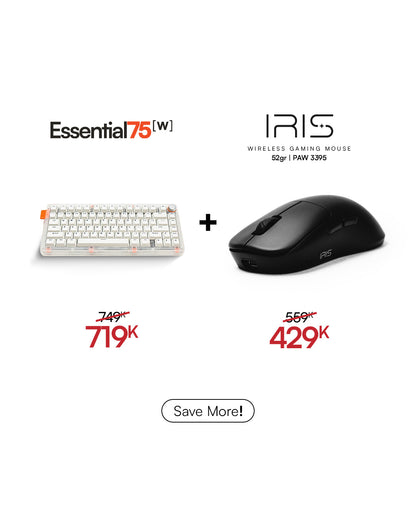 [BUNDLE] Essential75W Wireless Keyboard & Mouse Bundle