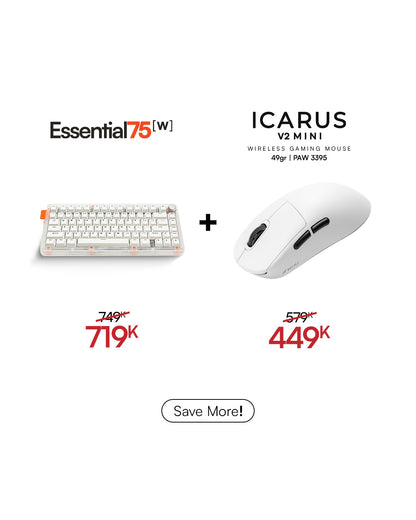 [BUNDLE] Essential75W Wireless Keyboard & Mouse Bundle