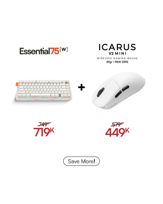 [BUNDLE] Essential75W Wireless Keyboard & Mouse Bundle