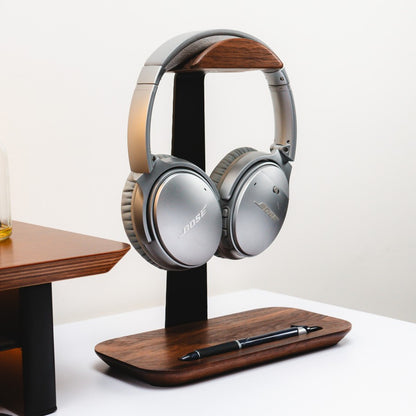 NOOK Wooden Headphone Stand Holder by Press Play