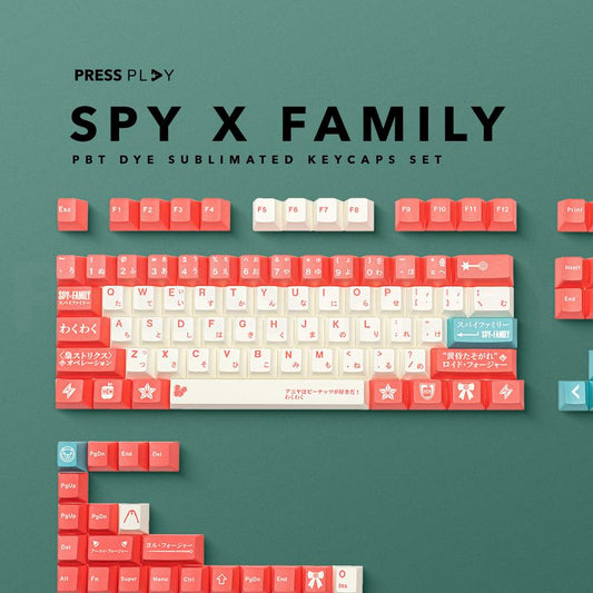 SPY X FAMILY PBT Dye Sub Keycaps