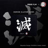 [PRESS PLAY x DEMON SLAYER] 'DESTROY' Kanji Demon Slayer Corps Logo 24x20 Mousepad