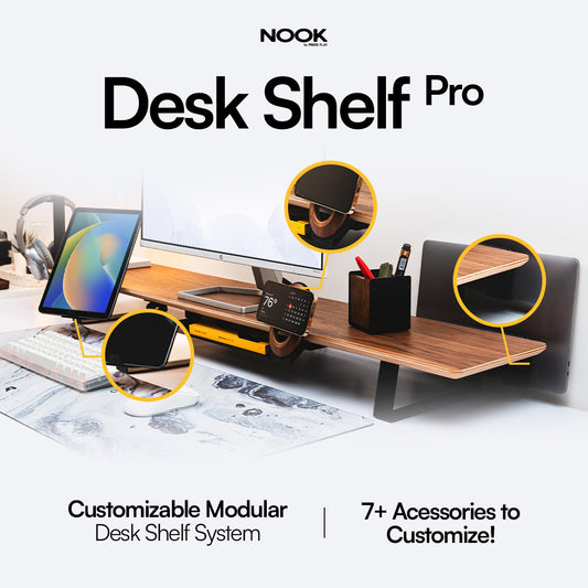 NOOK DESK SHELF PRO Laptop Monitor Desk