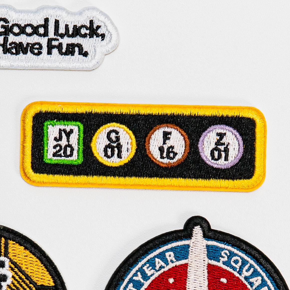 Press Play Iron On Patches