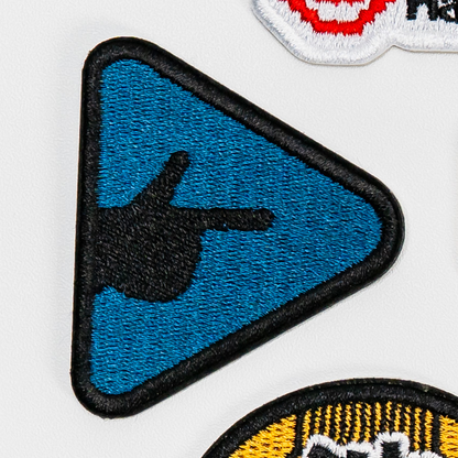 Press Play Iron On Patches