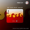 [PRESS PLAY x DEMON SLAYER] 'ABLAZE' Rengoku Fire Pattern 24x20 Mousepad