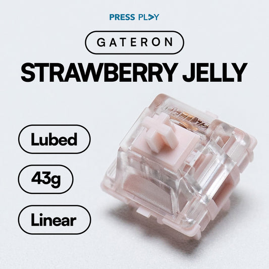 GATERON Strawberry Jelly 43g Linear Switch PCB Mount