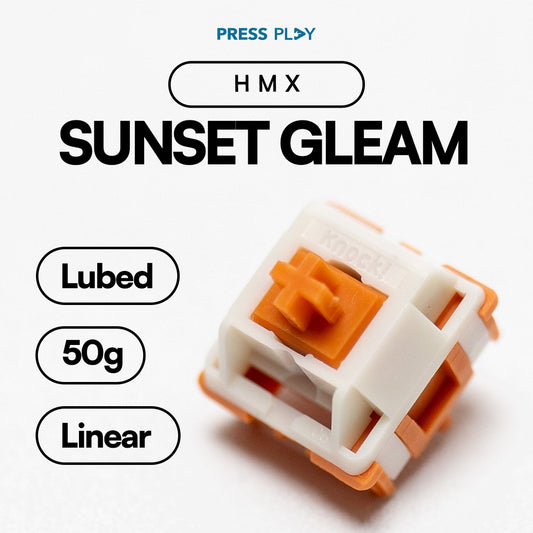 HMX Sunset Gleam 50g Linear Switch PCB Mount