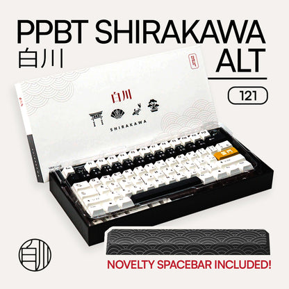 PPBT SHIRAKAWA ALT PBT Dye Sub Keycap Set Japanese Root