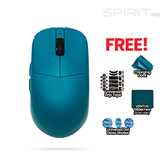 SPIRIT Pro 8K PAW3950 Wireless Gaming Mouse + Charging Dock