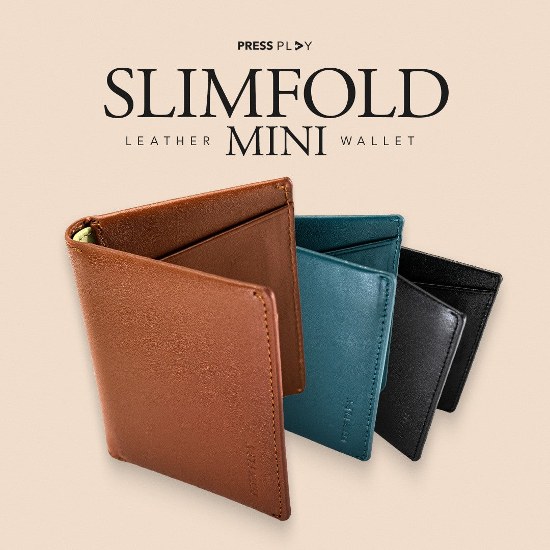 SLIMFOLD Mini Slim Leather Wallet by Press Play Dompet Kulit