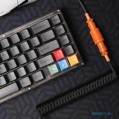 BLACKOUT PBT Dye Sub Sublimated Keycaps Keycap Set