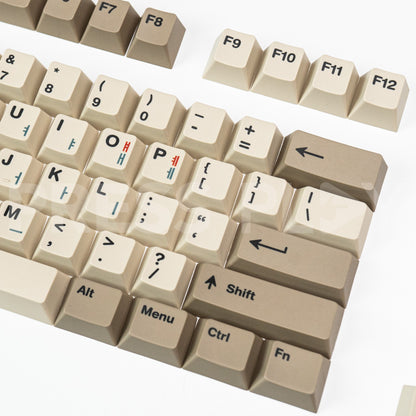 PPBT VINTAGE KOREAN ROOT Dye Sub Keycaps