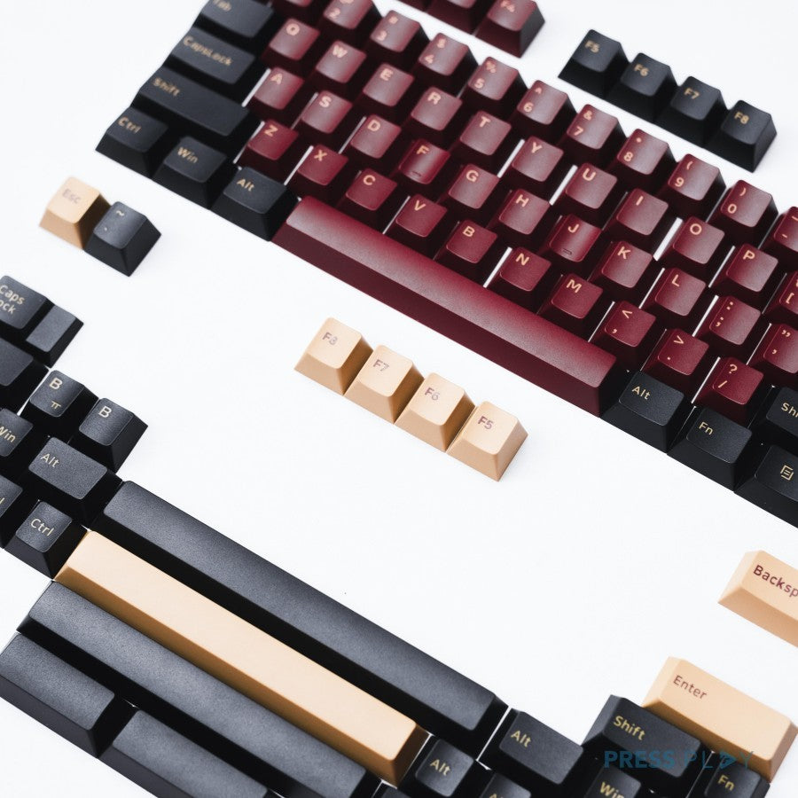 SCARLET PBT Doubleshot Keycaps Keycap Set