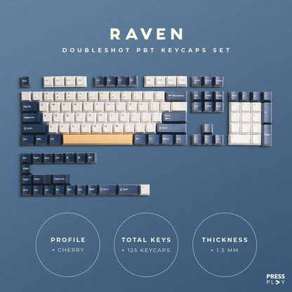 RAVEN Doubleshot PBT Keycaps Set